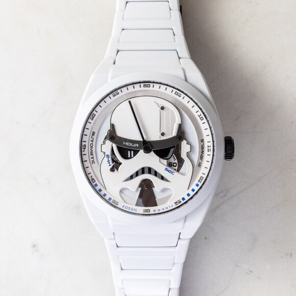 Limited Edition Star Wars™ Stormtrooper Resin Coated Stainless Steel Watch - Picture 8 of 14